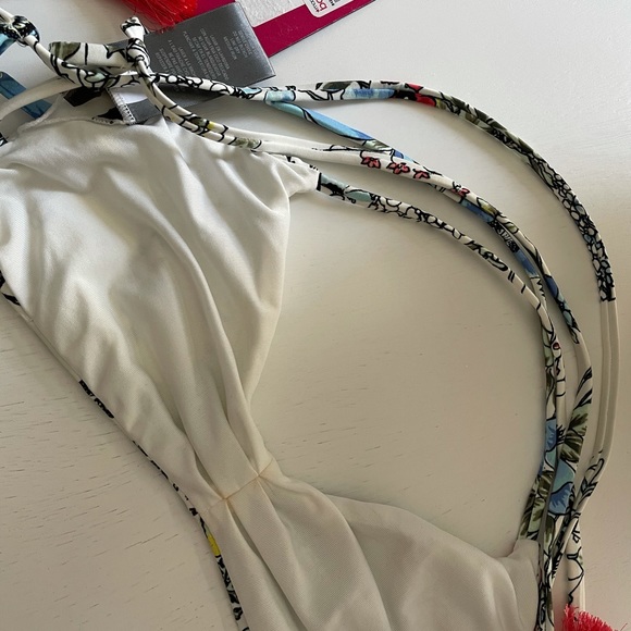 Floral Bikini Swimsuit Top Vince Camuto NEW SMALL - Picture 8 of 9